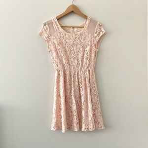 UO pink lace dress